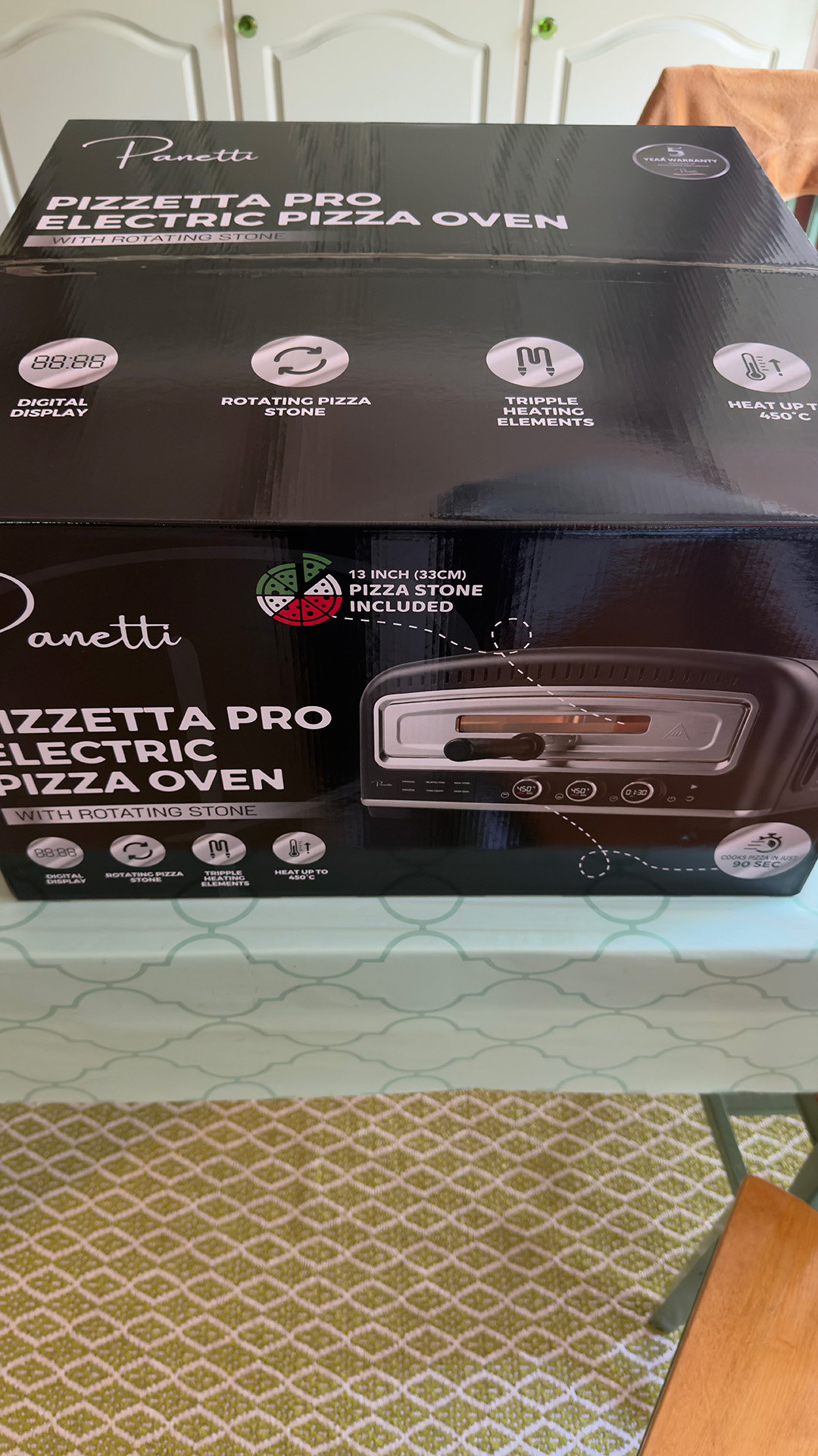 Oöppnad förpackning av Panetti Pizzetta Pro
