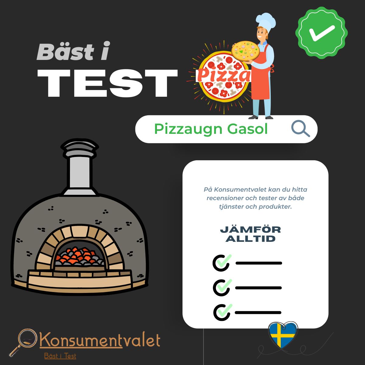 Pizzaugn Gasol bäst i test 2026