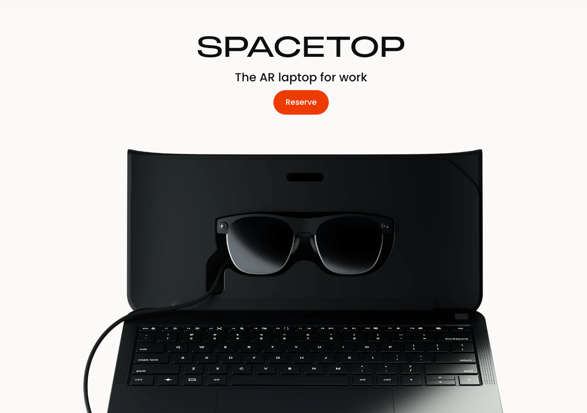 Spacetop G1 lanseras i oktober 2024