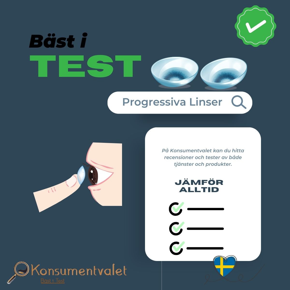 Progressiva linser bäst i test 2026