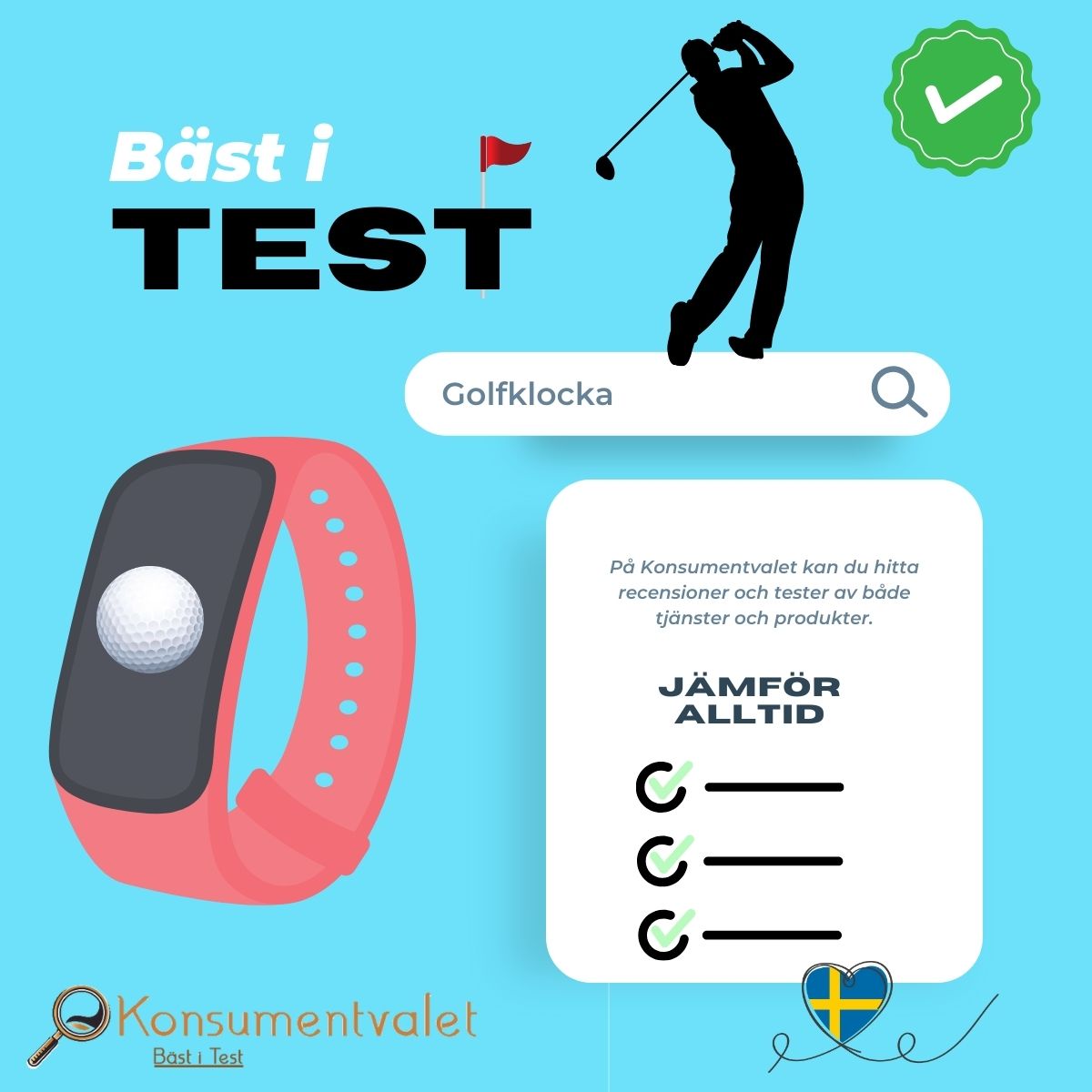 Golfklocka bäst i test 2026