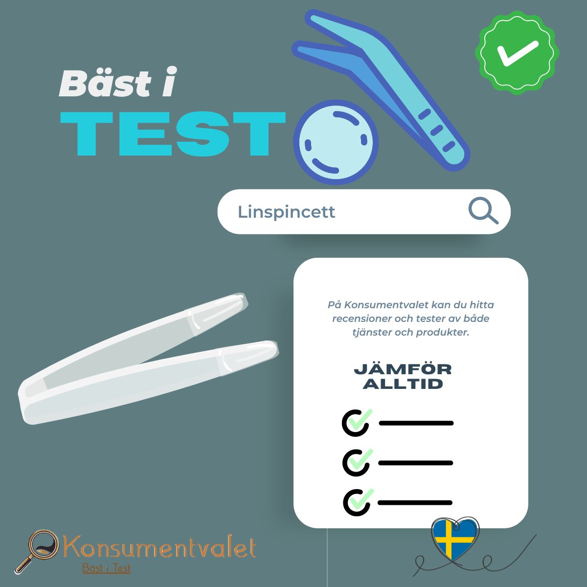 Linspincett bäst i test 2026