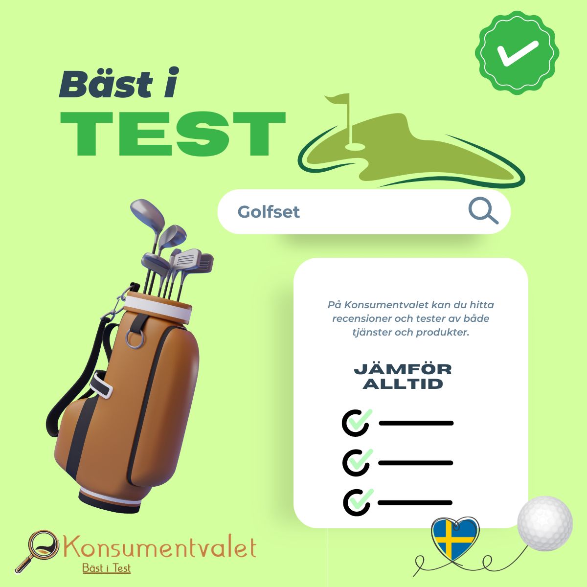 Golfset bäst i test 2026