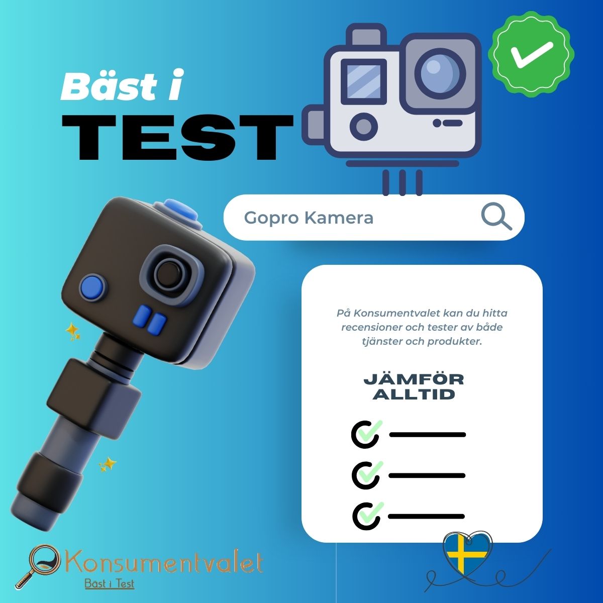 Gopro kamera bäst i test 2026
