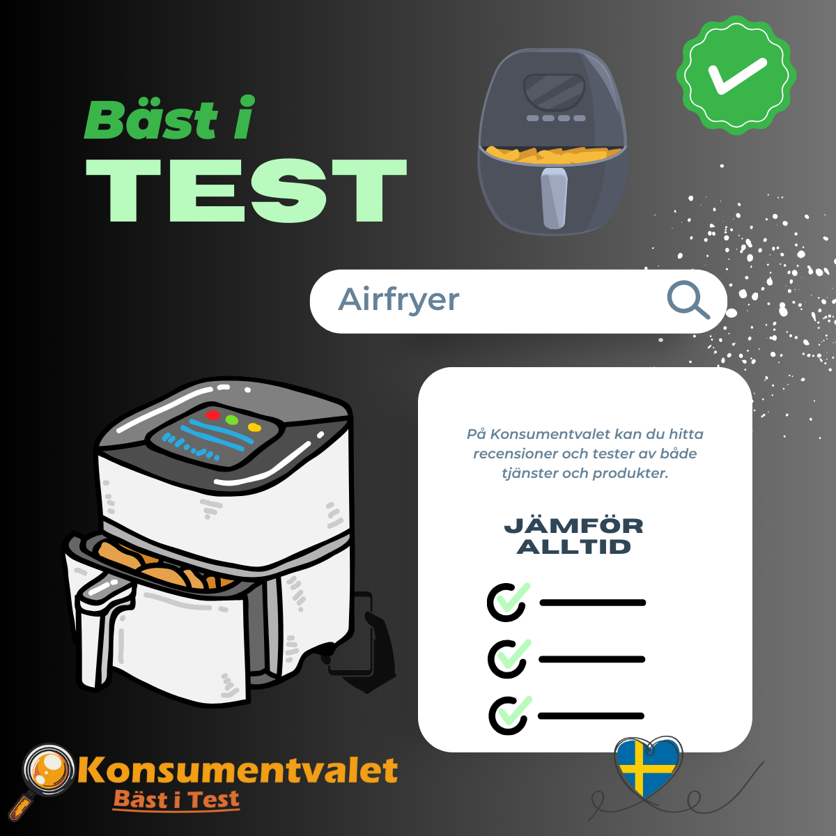Airfryer Bäst i Test 2026