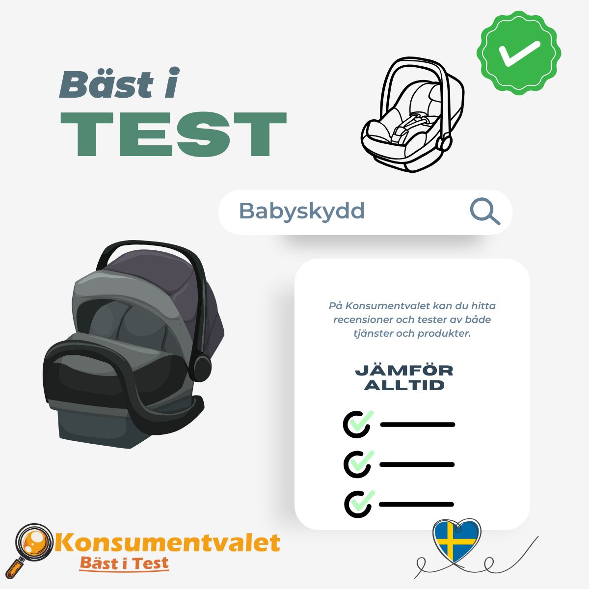 Babyskydd bäst i test 2026