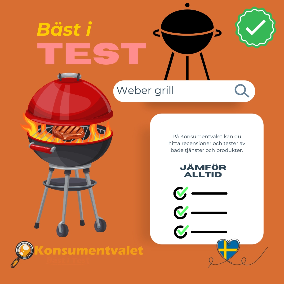 Weber grill bäst i test 2026
