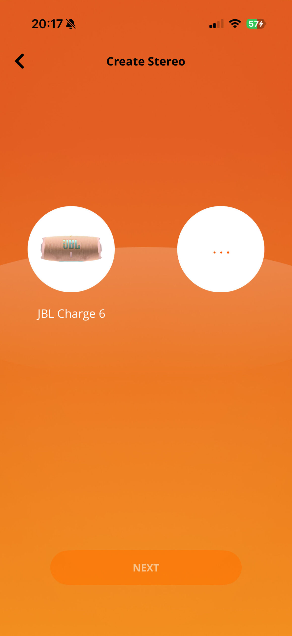 JBL App gör stereo sida