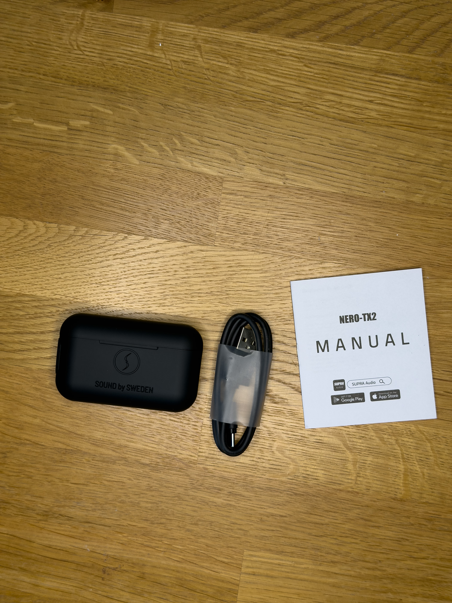 Pakets innehåll för SUPRA NERO-TX2