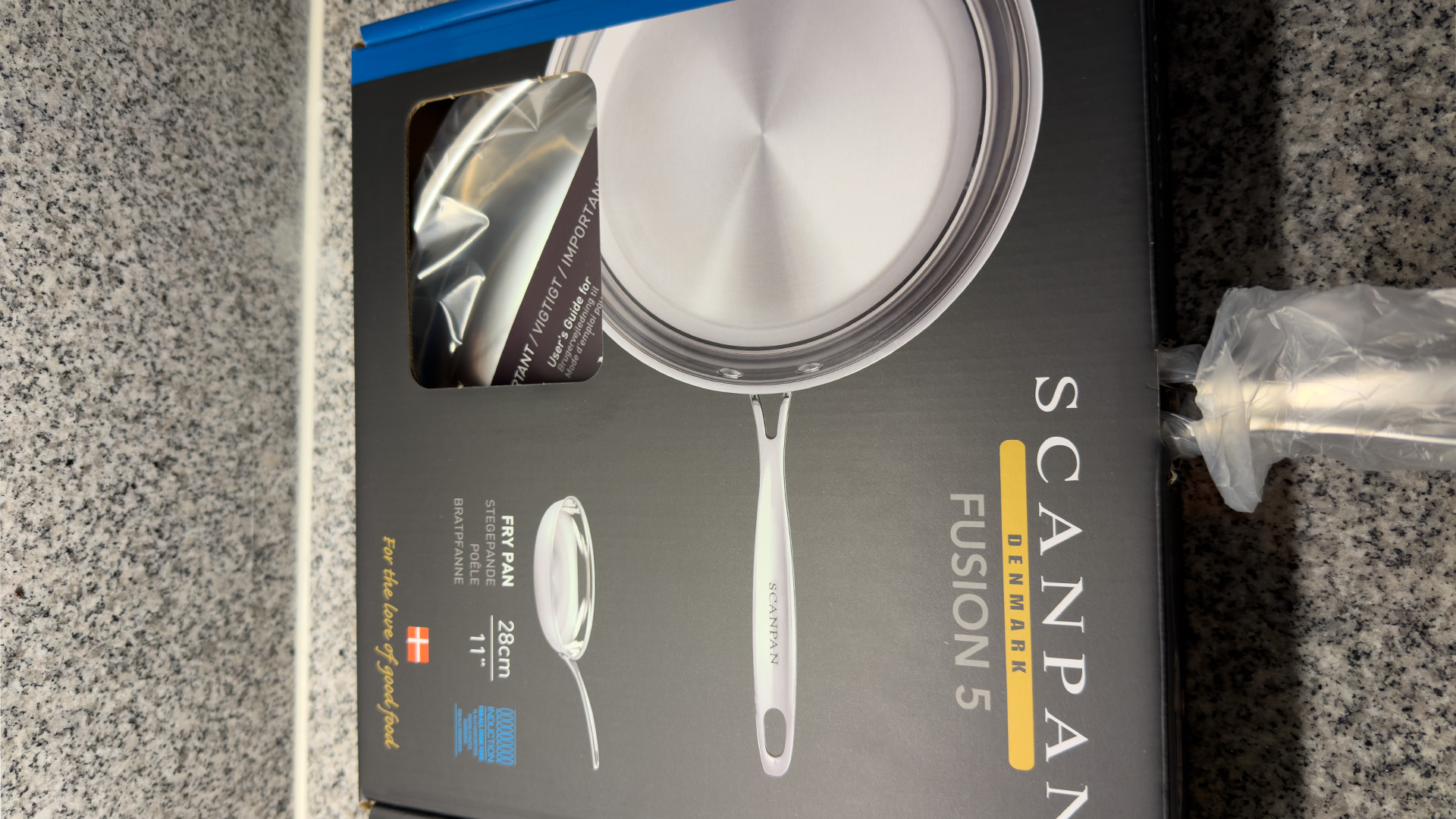 Scanpan Fusion 5 stekpanna i förpackning