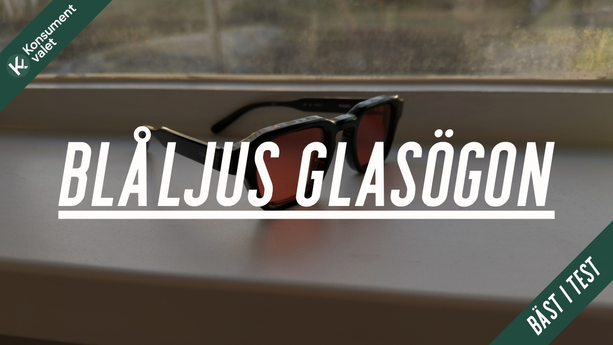 Blåljus glasögon bäst i test 2026
