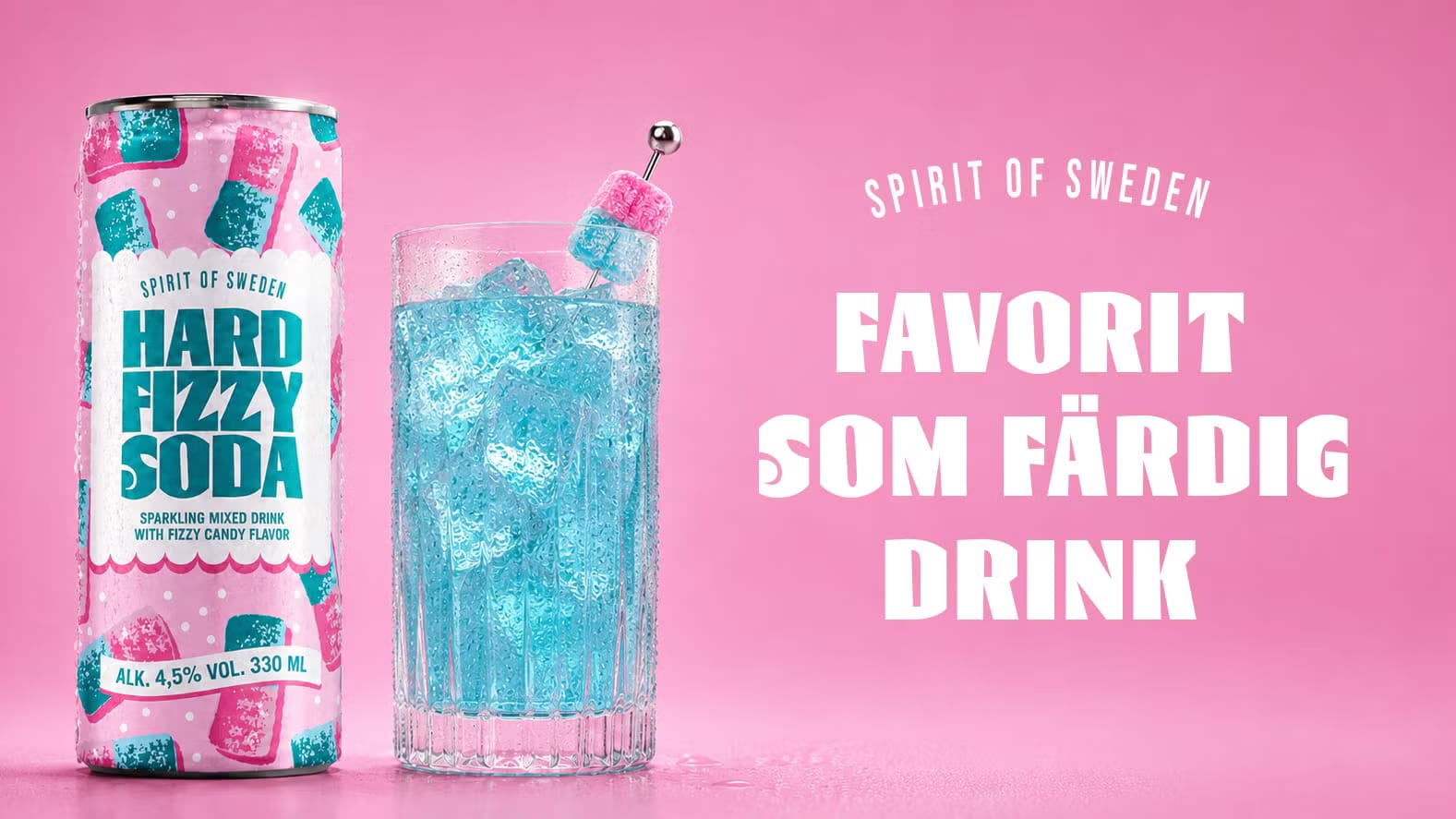 Hard Fizzy Soda – godisläsken blir alkoholdryck på Systembolaget