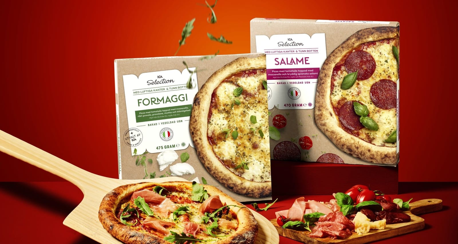 ICA lanserar vedugnsbakade pizzor från Italien – Formaggi och Salame kostar 42 kronor