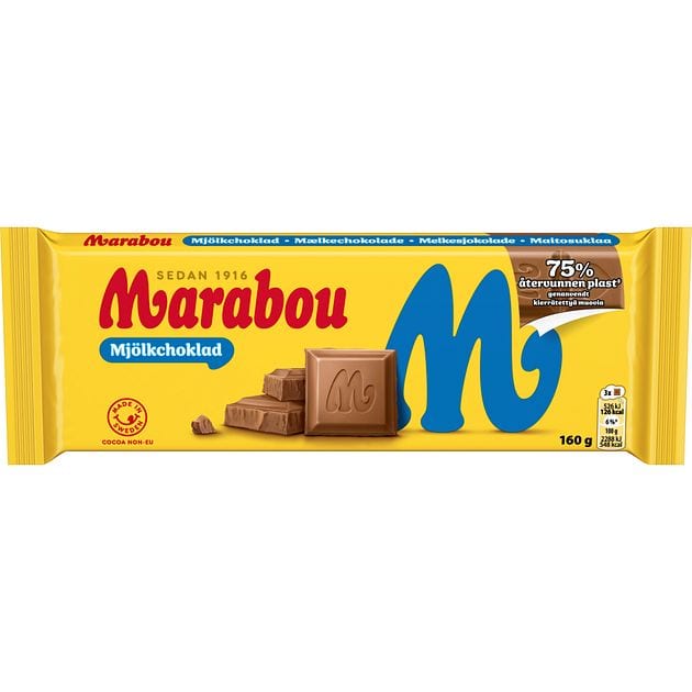 Marabou inför chokladförpackningar med 75 % återvunnen plast