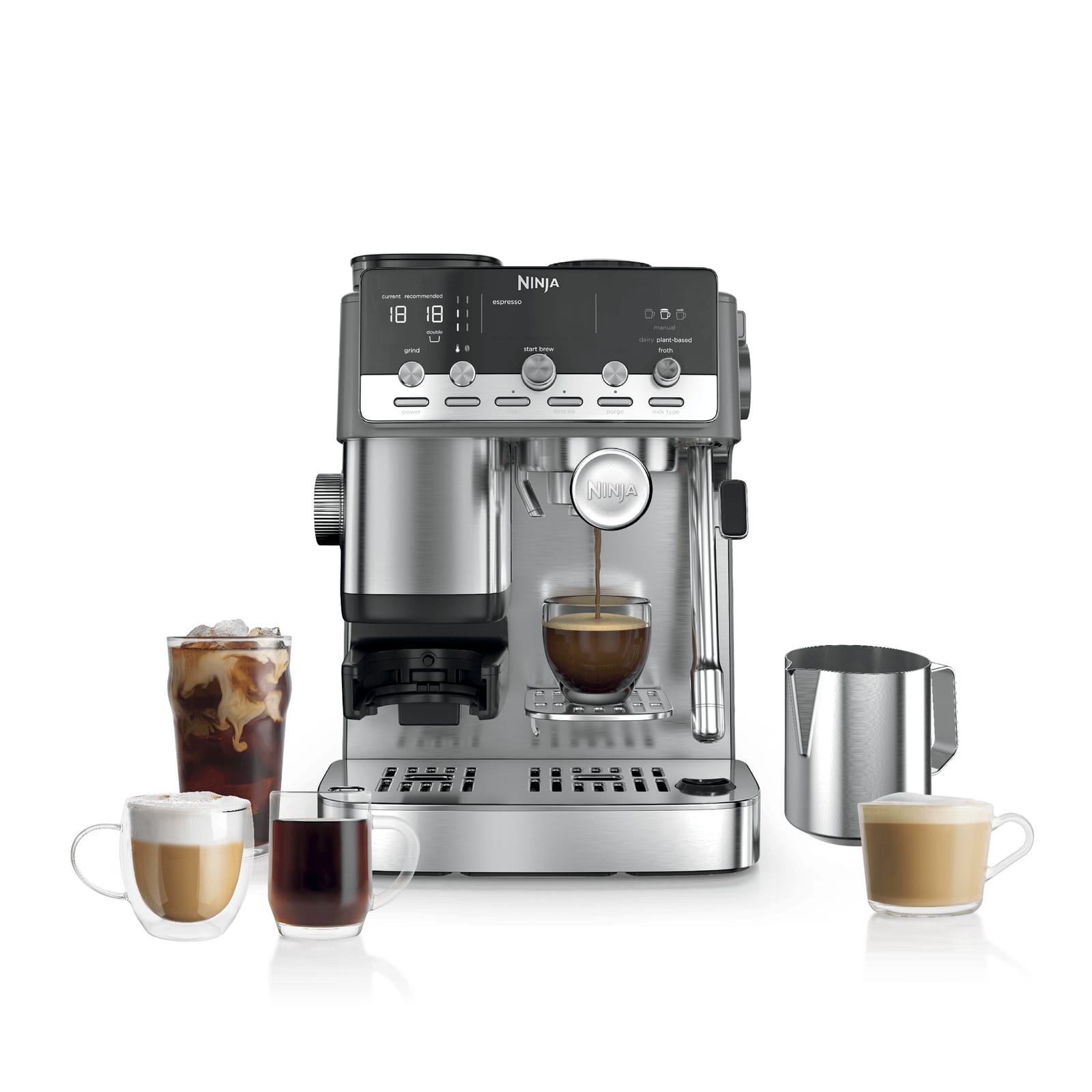 Ninja Luxe Café MINI Plus lanseras i Sverige – kompakt espressomaskin med inbyggd kvarn
