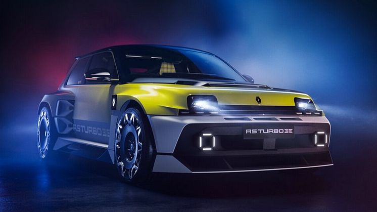 Renault visar R5 Turbo 3E på The Aurora i Båstad