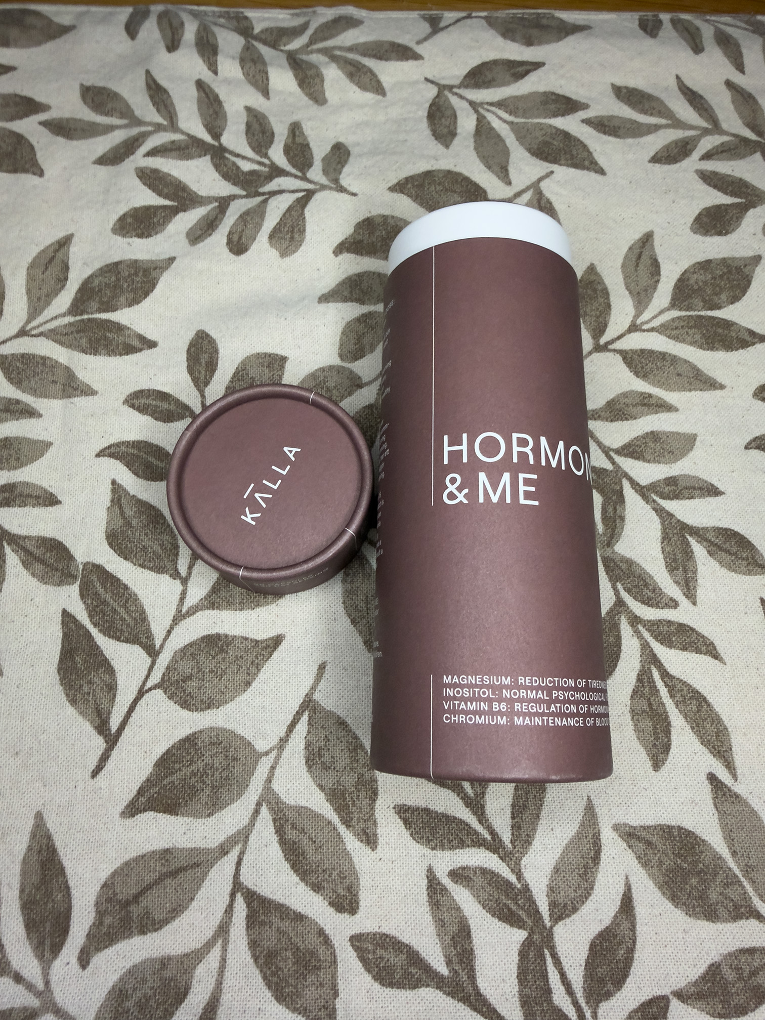 Källa Hormones & Me ovanifrån