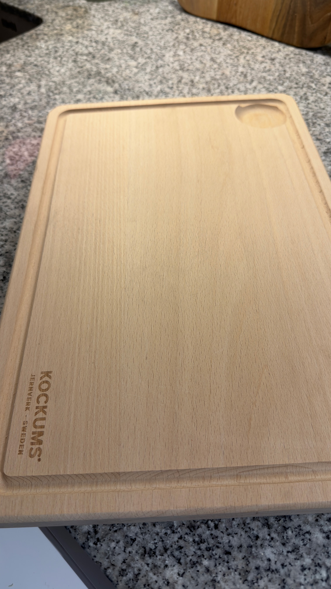 Kockums jernverk skärbräda 40x26x2 dekorativ
